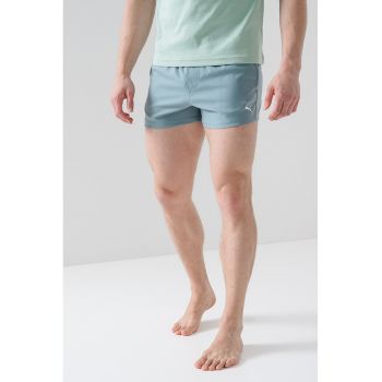 Pantaloni scurti de baie cu banda logo in talie