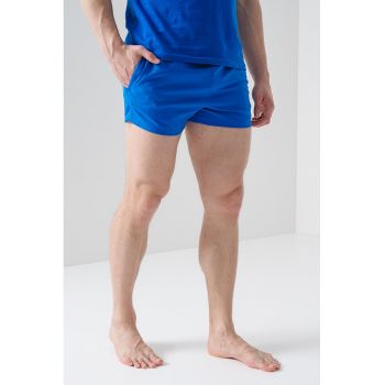 Pantaloni scurti de baie cu banda logo in talie