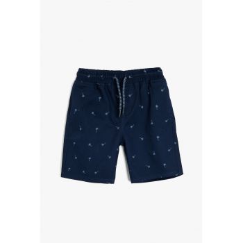Pantaloni scurti regular fit cu snur de ajustare in talie