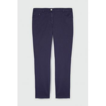 Pantaloni slim fit conici