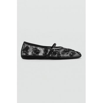 Pantofi Mary Jane de plasa