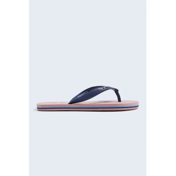 Papuci flip-flop cu imprimeu logo