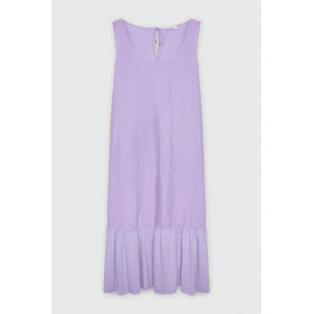 Rochie de in cu terminatie cu volane