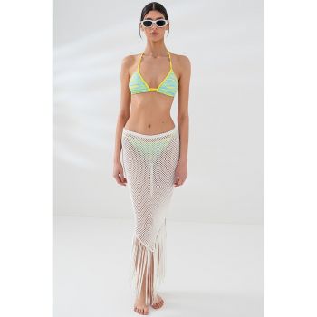 Sutien triunghiular de baie cu model