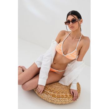 Sutien triunghiular de baie cu model