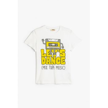 Tricou cu imprimeu frontal