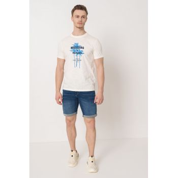 Tricou cu imprimeu frontal