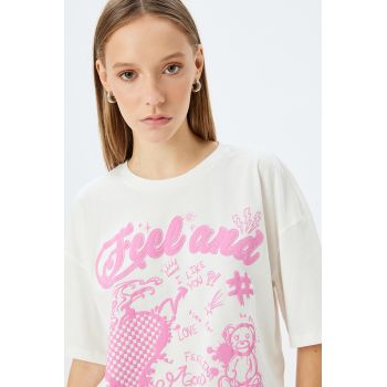 Tricou cu imprimeu grafic