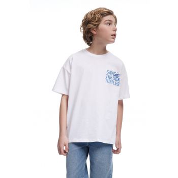 Tricou cu imprimeu pe partea din spate