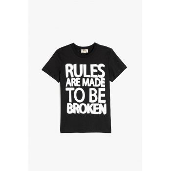 Tricou cu imprimeu text