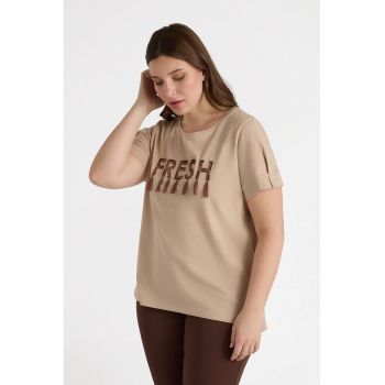 Tricou cu imprimeu text