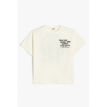 Tricou cu imprimeu text