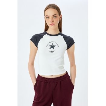 Tricou cu maneci raglan