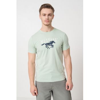 Tricou de bumbac cu imprimeu logo