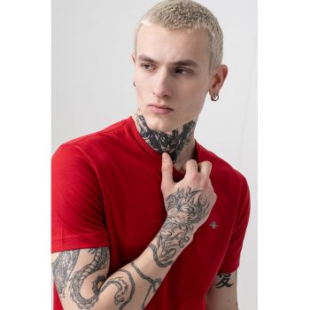 Tricou regular-fit din bumbac Shield