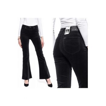 Blugi dama -  Breese - 20328-46 - Bumbac - Lungi - Evazat - Denim - W28-L33 US - Negru