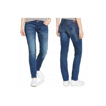 Blugi dama -  Jade - 165-26 - Bumbac - Lungi - Petite - Denim - W24-L31 US - Albastru