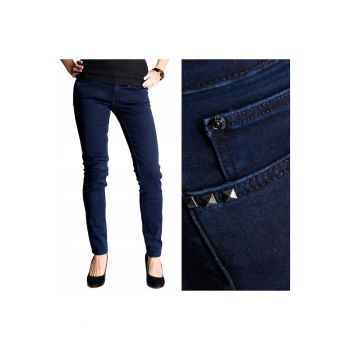 Blugi dama -  Lynn - 36560-46 - Bumbac - Lungi - Petite - Denim - W28-L33 US - Albastru