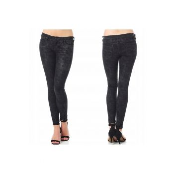 Blugi dama -  Scarlett - 1187-26 - Bumbac - Lungi - Petite - Denim - W24-L31 US - Negru