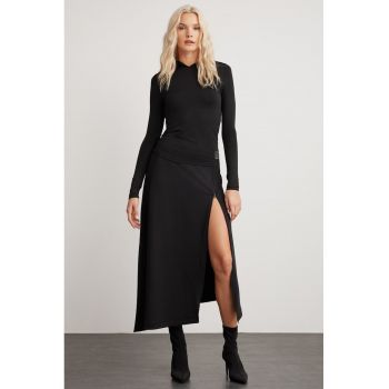 Bluza slim fit cu gluga Layana
