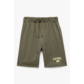Pantaloni scurti din bumbac cu buzunare laterale