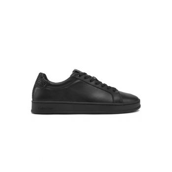 Pantofi sport  pentru Barbati - low top lace up woven - HM0HM01767-0GJ - Negru