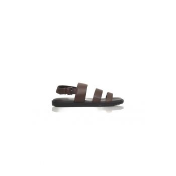 Sandale gladiator de piele