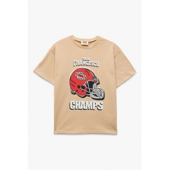 Tricou din bumbac cu imprimeu