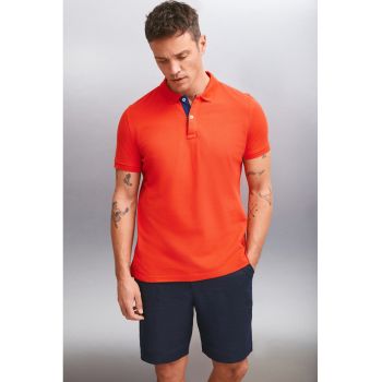 Tricou polo regular fit din bumbac