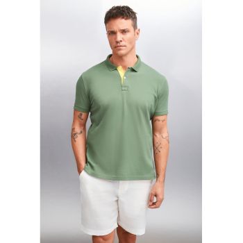 Tricou polo regular fit din bumbac