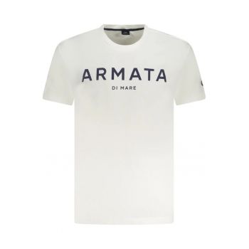 Armati Di Mare Tricou barbati din bumbac cu imprimeu text