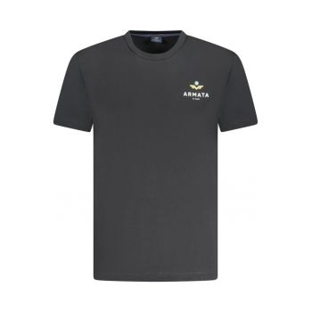 Armati Di Mare Tricou barbati din bumbac cu logo - alb