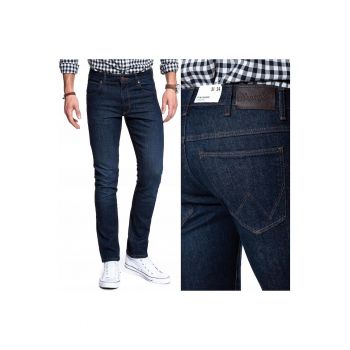 Blugi barbati -  14144-84 - Larston - Bumbac - Lungi - Barbati - Slim fit - W27-L32 US - Albastru