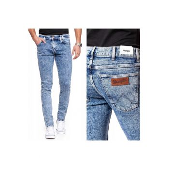 Blugi barbati -  7737-84 - Larston - Bumbac - Lungi - Barbati - Slim fit - W27-L32 US - Albastru