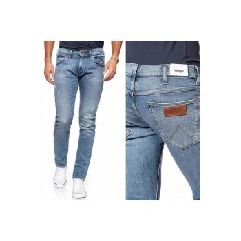 Blugi barbati -  9027-136 - Bryson - Bumbac - Lungi - Barbati - Slim fit - W29-L34 US - Albastru