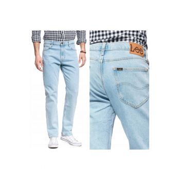 Blugi barbati -  Ss21 - Bumbac - Lungi - Barbati - Regular fit - W32-L32 US - Albastru