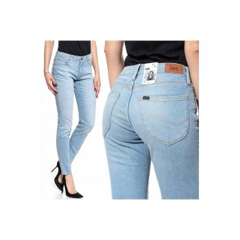 Blugi dama -  21025-26 - Bumbac - Lungi - Petite - W24-L31 US - Albastru