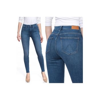 Blugi dama -  21156-184 - Bumbac - Lungi - Petite - Denim - W24-L32 US - Albastru