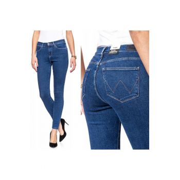 Blugi dama -  8551-184 - Bumbac - Lungi - Petite - Denim - W24-L32 US - Albastru