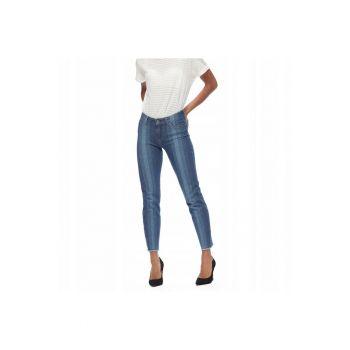 Blugi dama -  Elly Cropped - 23121-31 - Bumbac - Scurti - Petite - Denim - W29-L31 US - Albastru