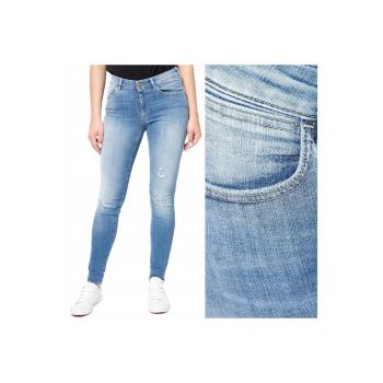Blugi dama -  Skinny - 10642-184 - Bumbac - Lungi - Petite - Denim - W24-L32 US - Albastru