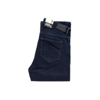 Blugi dama -  Straight - 15841-448 - Bumbac - Lungi - Regular fit - Denim - W28-L32 US - Albastru
