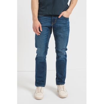 Blugi slim fit cu talie medie Oregon