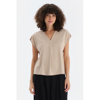 Bluza cu decolteu in V