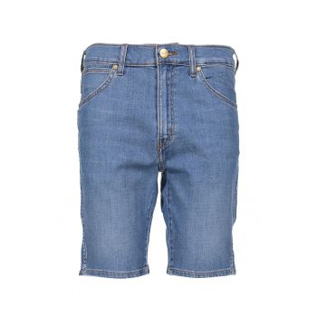 Pantaloni scurti din denim cu aspect decolorat