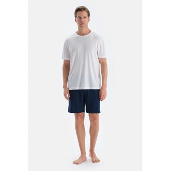 Set de pantaloni scurti de pijama din bumbac si modal - 2 perechi