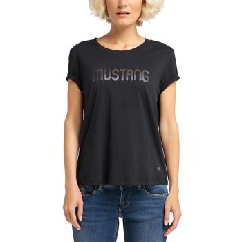 Tricou cu logo metalizat