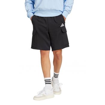Pantaloni scurti din amestec de bumbac cu buzunare cargo