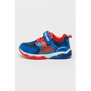 Pantofi sport cu LED Spiderman