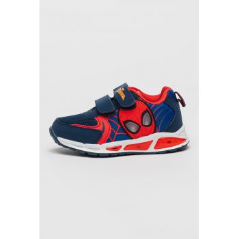 Pantofi sport cu LED Spiderman